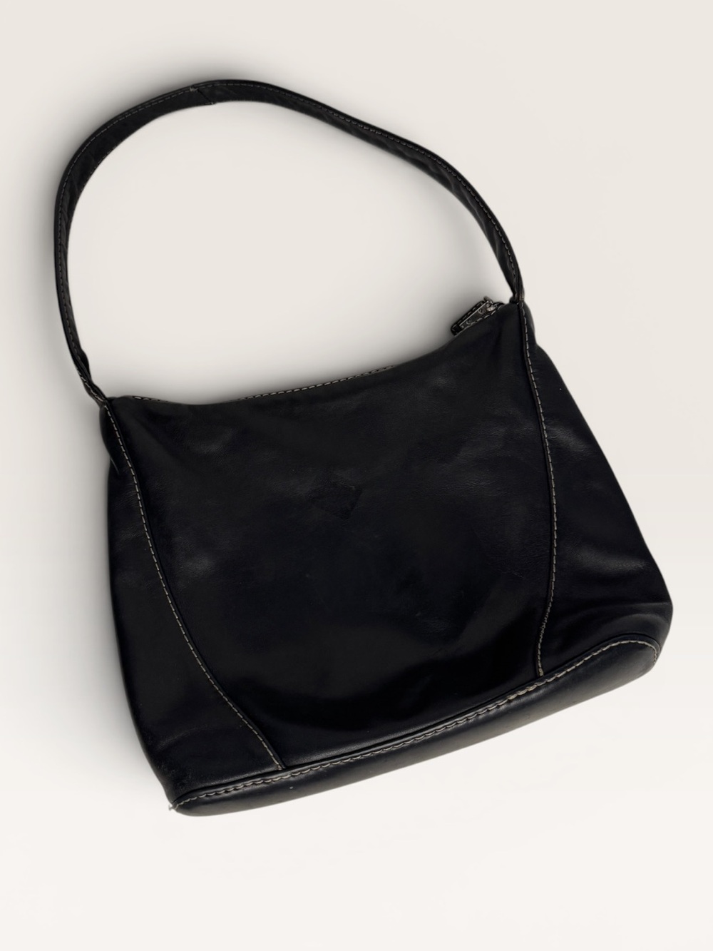 Fossil Black Leather Shoulder Bag
